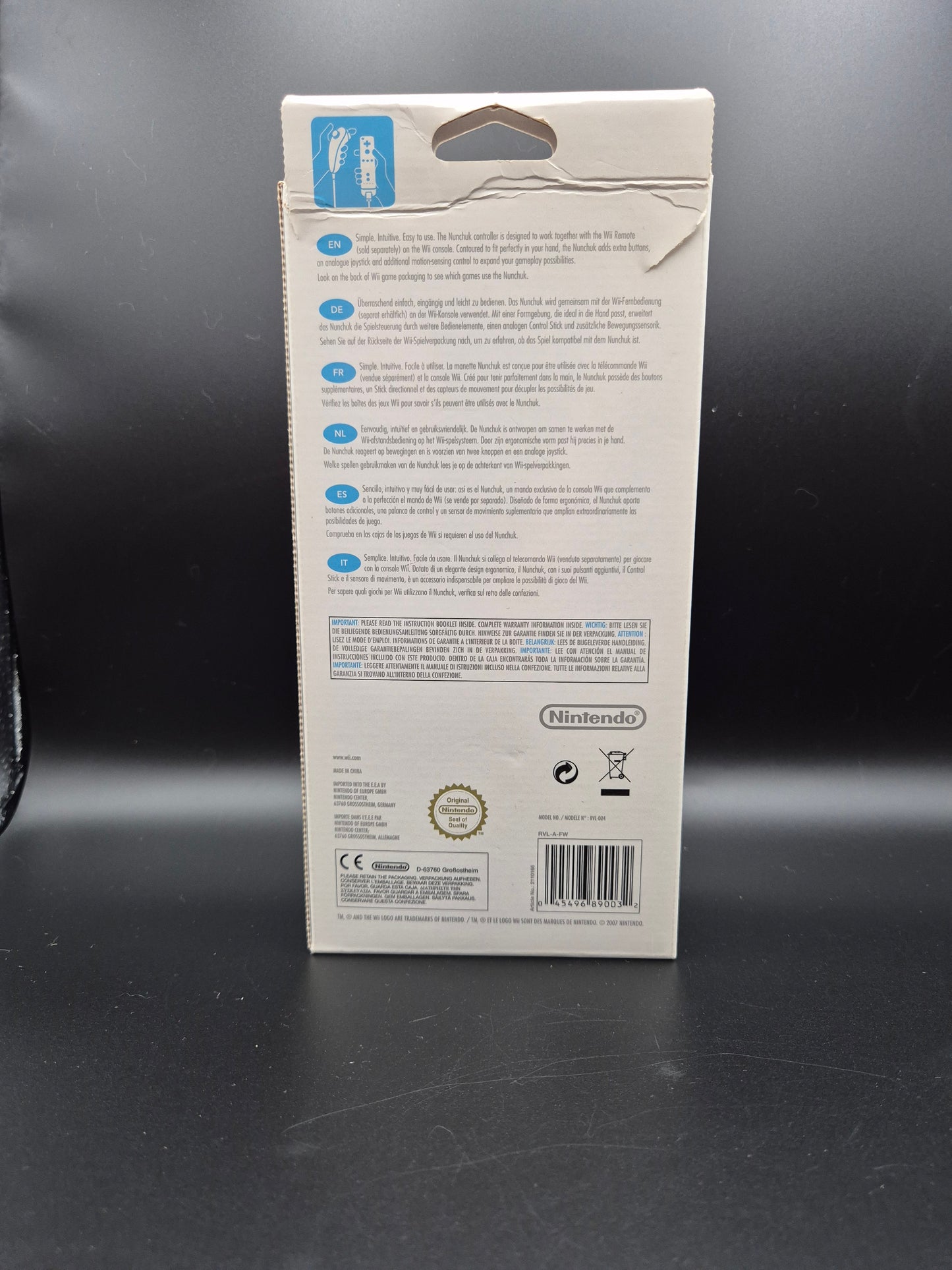 Original Nunchuk Controller mit OVP