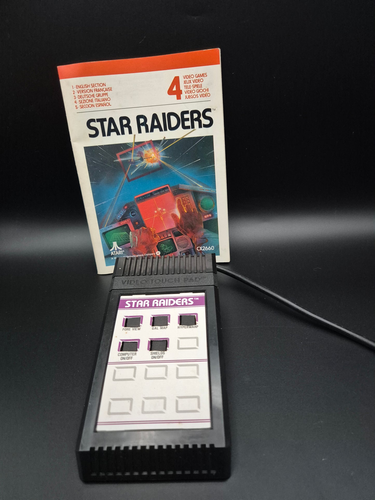 Atari 2600 – Star Raiders (Controller + Anleitung, ohne Modul)