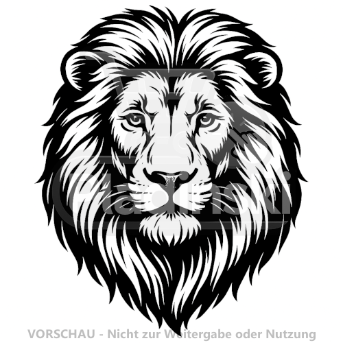 Löwe – Ausdrucksstarkes 3D-Relief Porträt (20 cm)