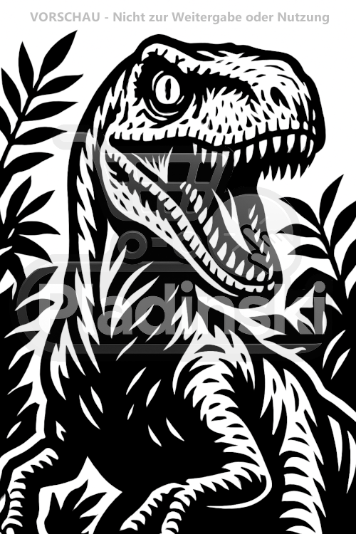 Dinosaurier 3D LED Bilder