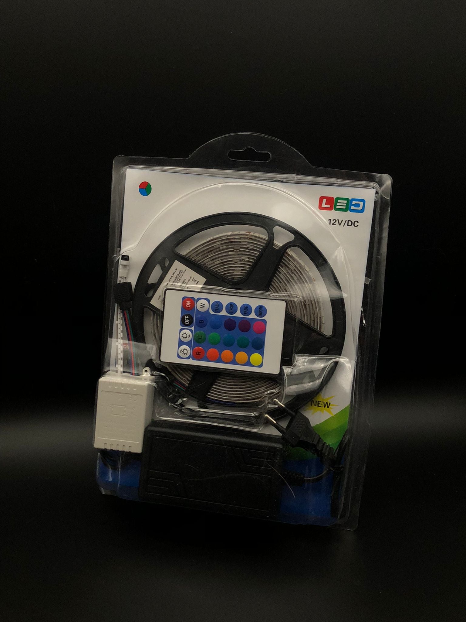 SMD 5050 RGB LED-Streifen, Set, Fernbedienung, 4,5