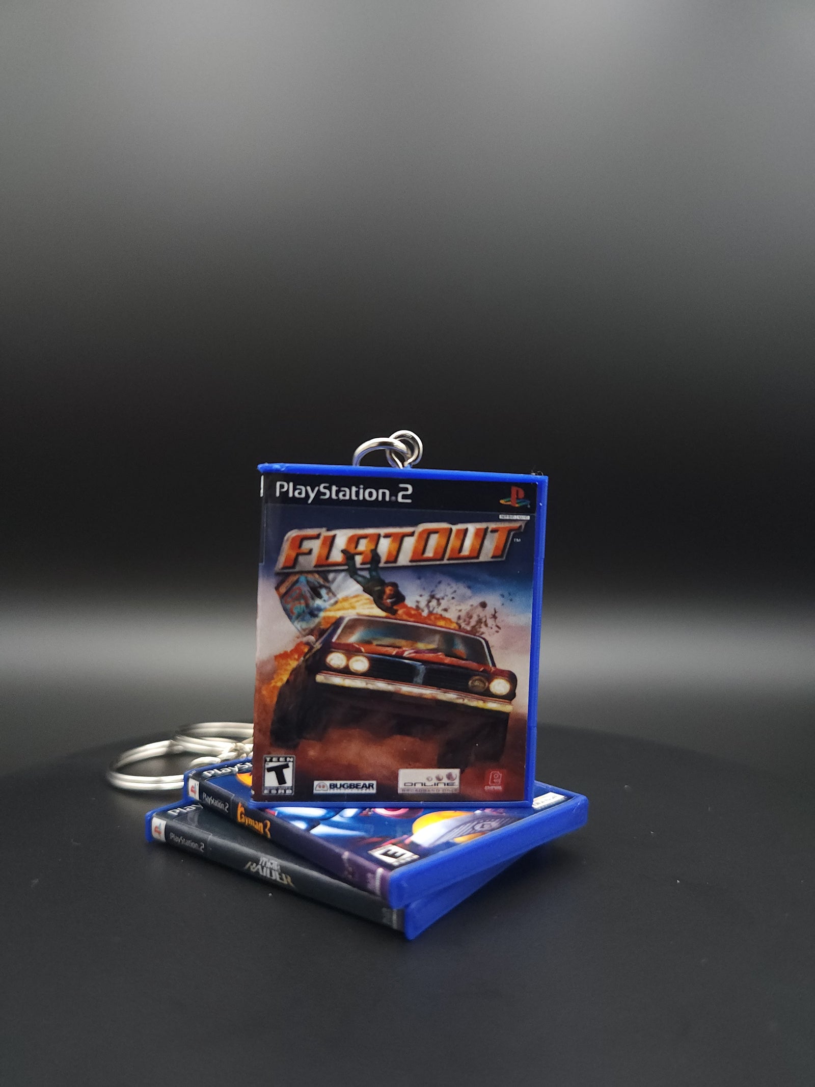 Playstation 2 Flatout Schlüsselanhänger